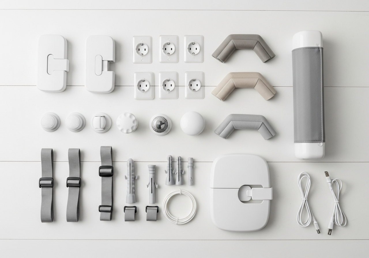 Complete Baby Proofing Kit setup with all essentials