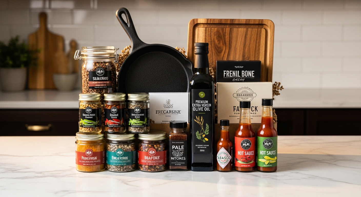 Complete Gifts for Foodies setup with all essentials