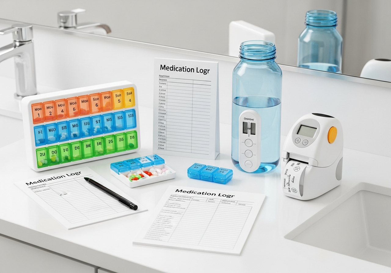 Pill & Medication Management Kit